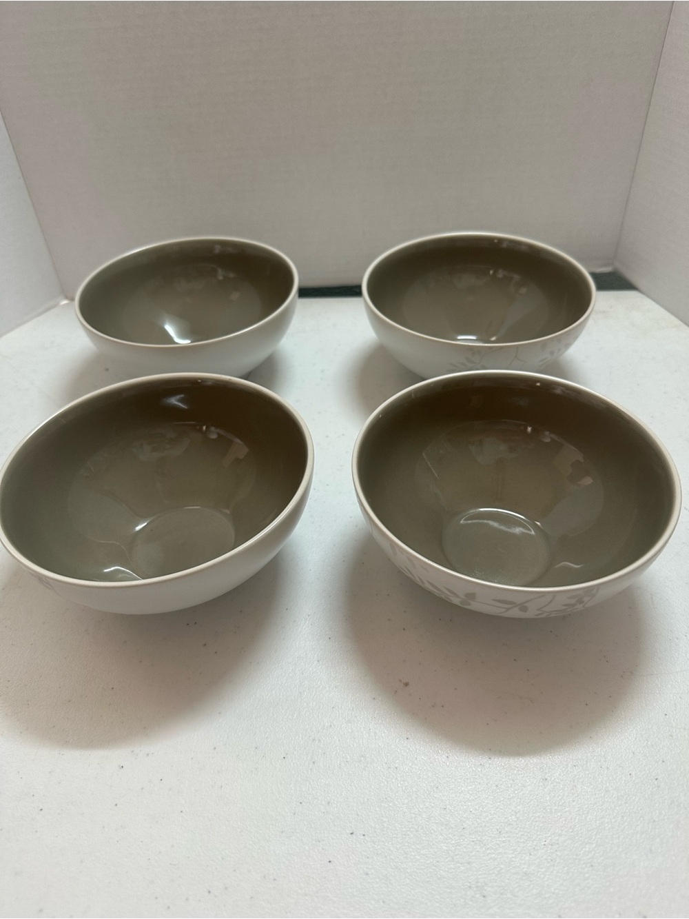 Set of 4 Soup Cereal Salad Bowls Gibson Elite 6” NWOT